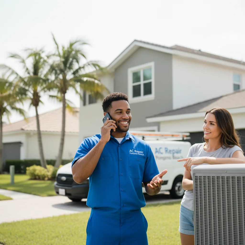 AC Repair Pompano Beach customer support in Vinton
